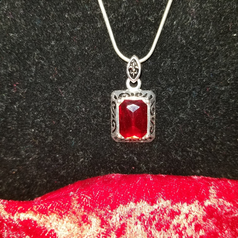 Red Stone Necklace